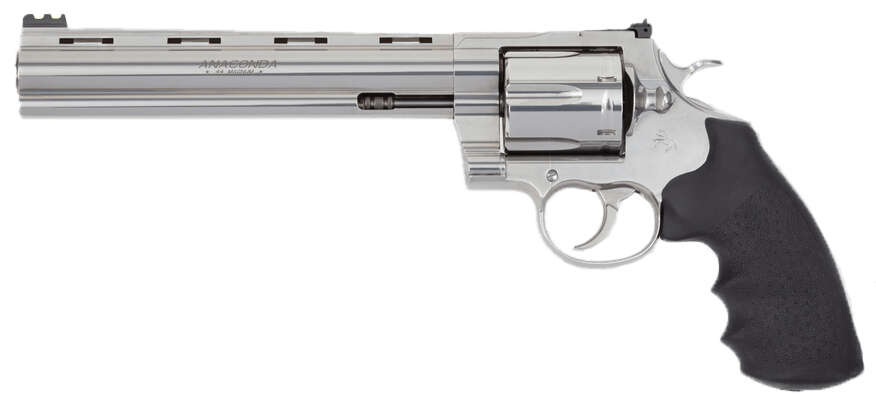 Handguns Colts Manufacturing PAP M90 44Magnum CLT ANACONDA 44MAG 8 SS RUBBER GRIP FOS BLEM
